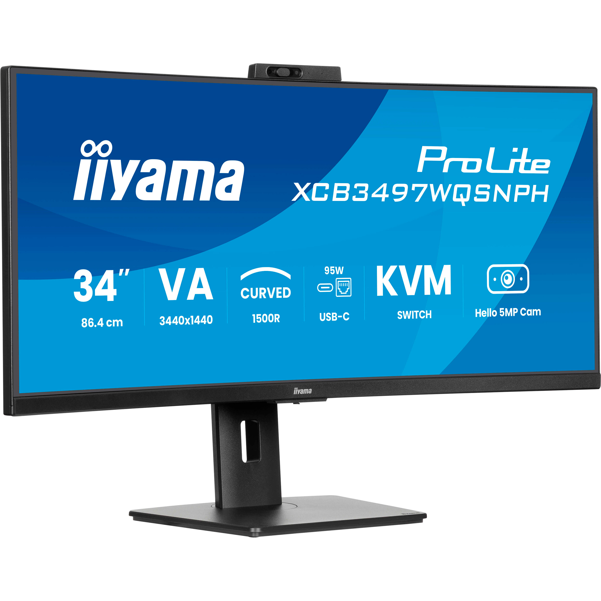 Монитор 34" IIYAMA ProLite XCB3497WQSNPH-B1