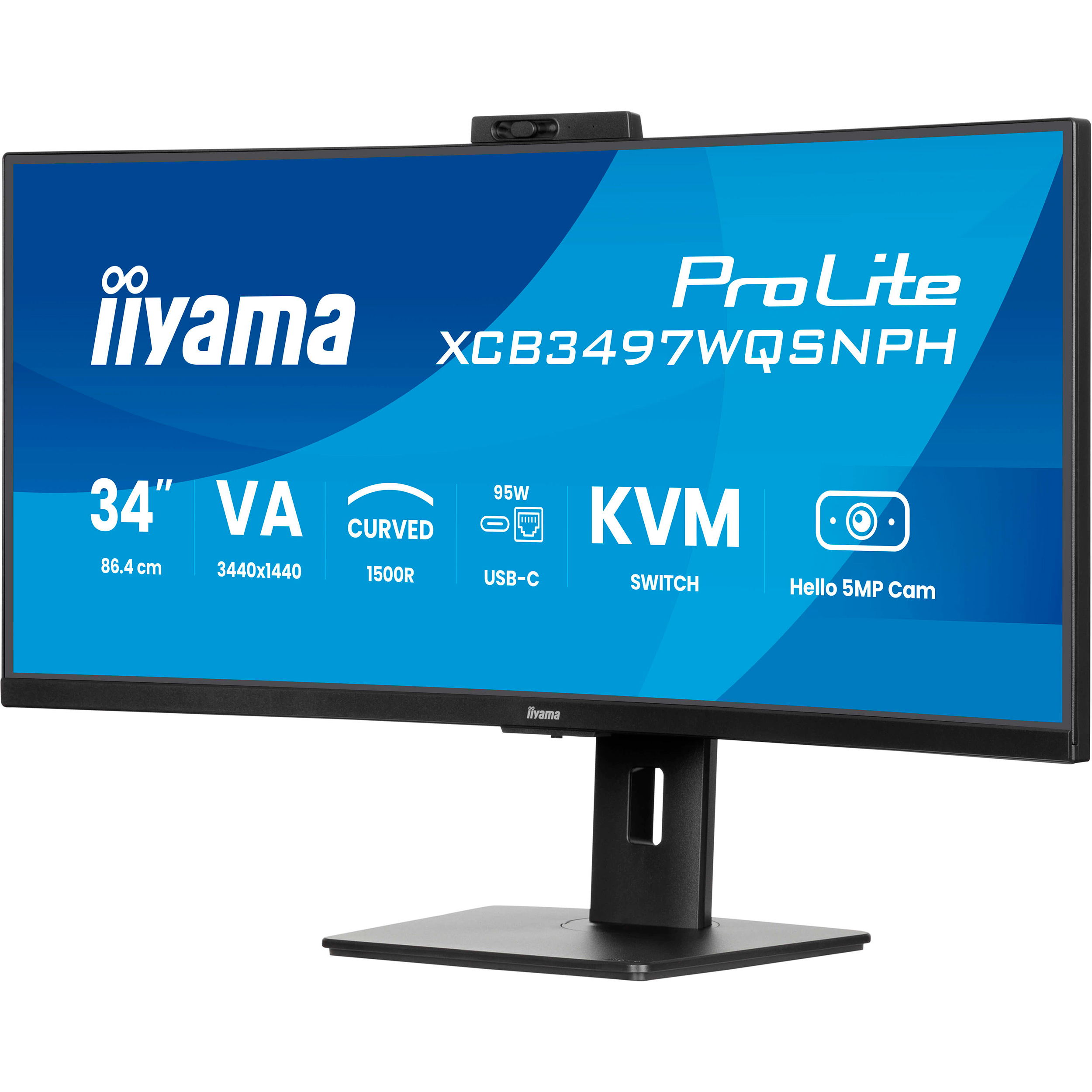 Монитор 34" IIYAMA ProLite XCB3497WQSNPH-B1