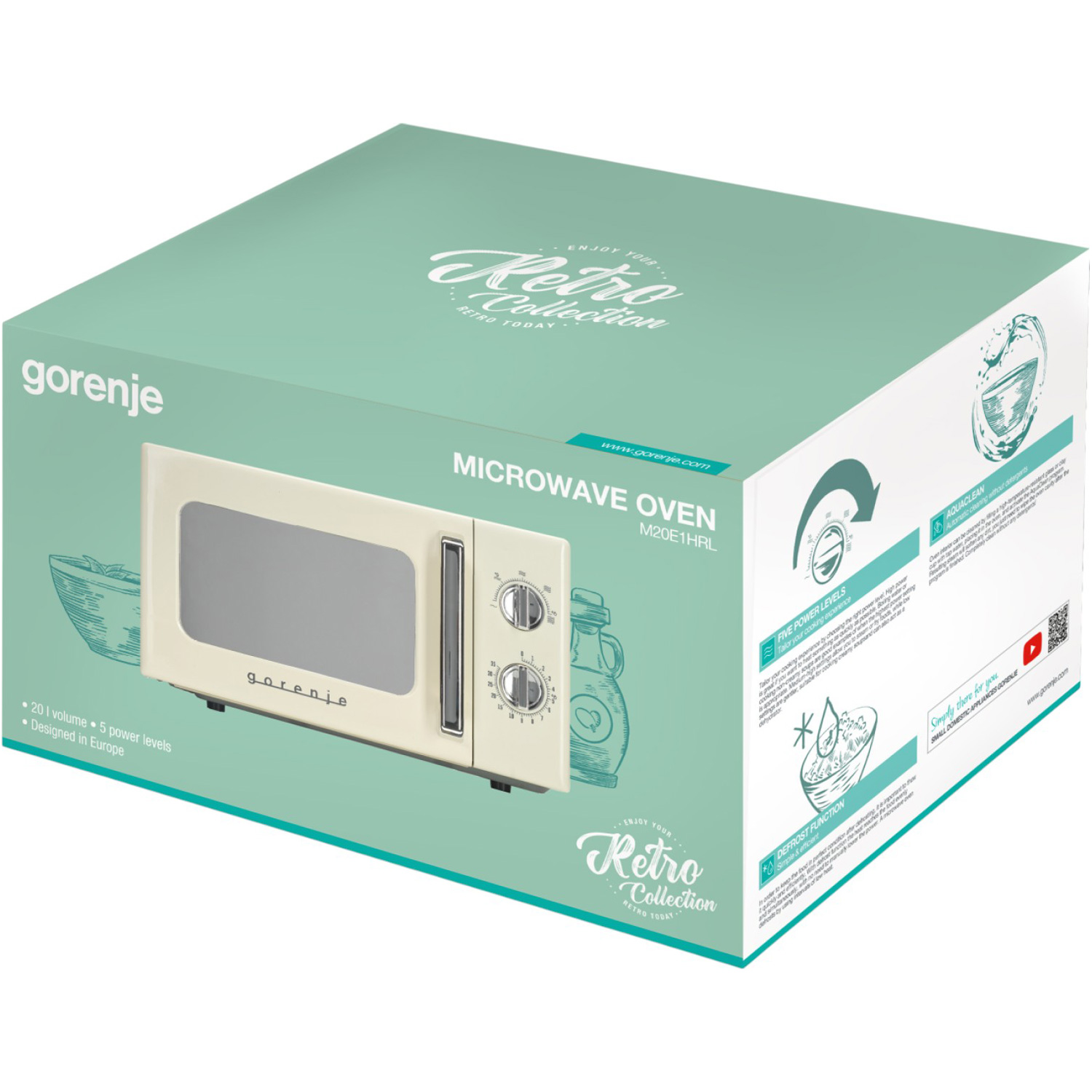 Мікрохвильова піч GORENJE MO20E1HRL (896873)