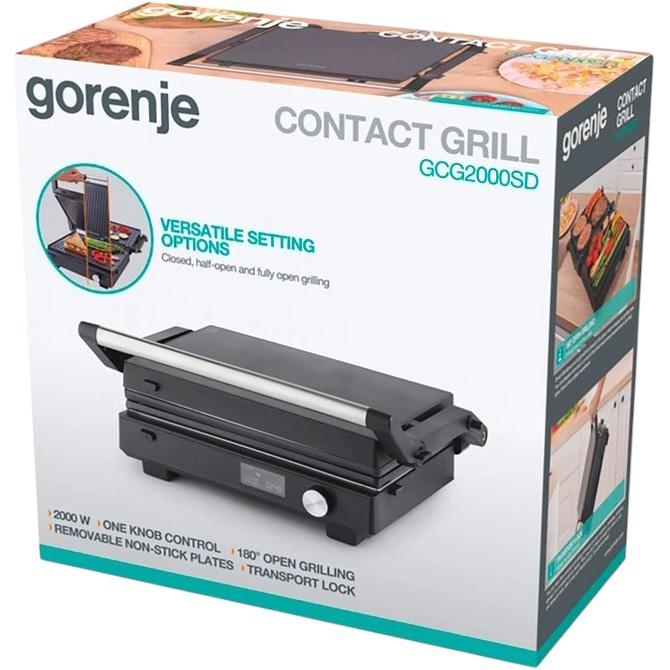 Електрогриль GORENJE GCG2000SD (744838)