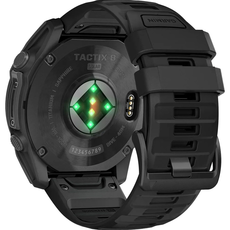 Тактичний смарт-годинник GARMIN Tactix 8 Solar Elite 51mm (010-03407-11)