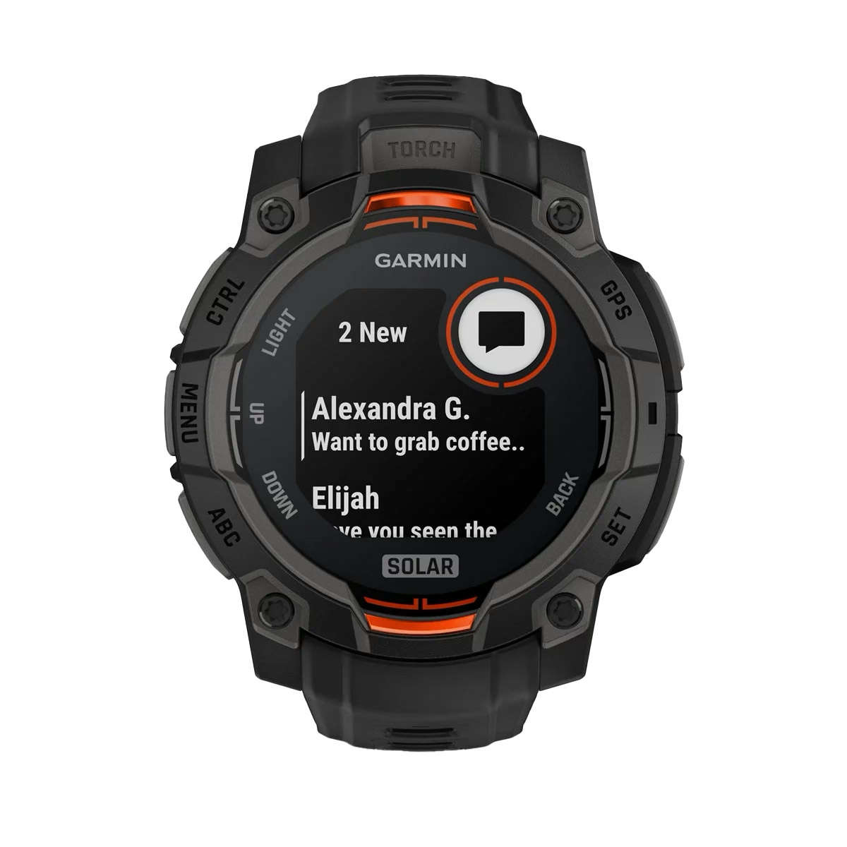 Смарт-годинник GARMIN Instinct 3 Solar 45mm Black with Black Band (010-02934-00)