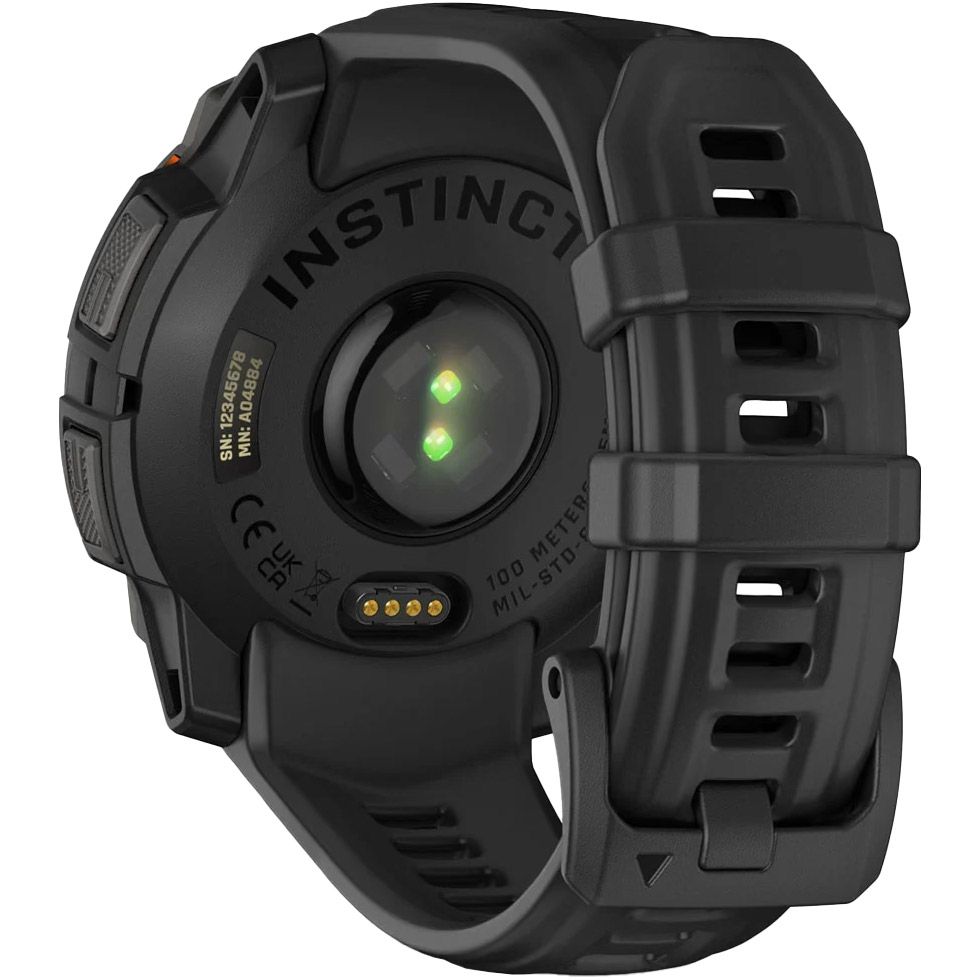 Смарт-годинник GARMIN Instinct 3 Solar 45mm Black with Black Band (010-02934-00)