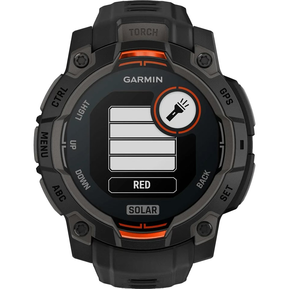 Смарт-годинник GARMIN Instinct 3 Solar 45mm Black with Black Band (010-02934-00)