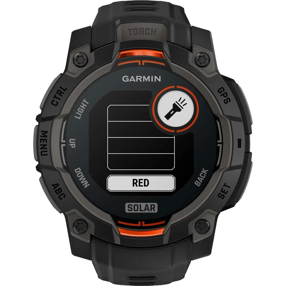 Смарт-годинник GARMIN Instinct 3 Solar 45mm Black with Black Band (010-02934-00)