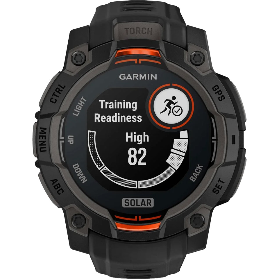 Смарт-годинник GARMIN Instinct 3 Solar 45mm Black with Black Band (010-02934-00)
