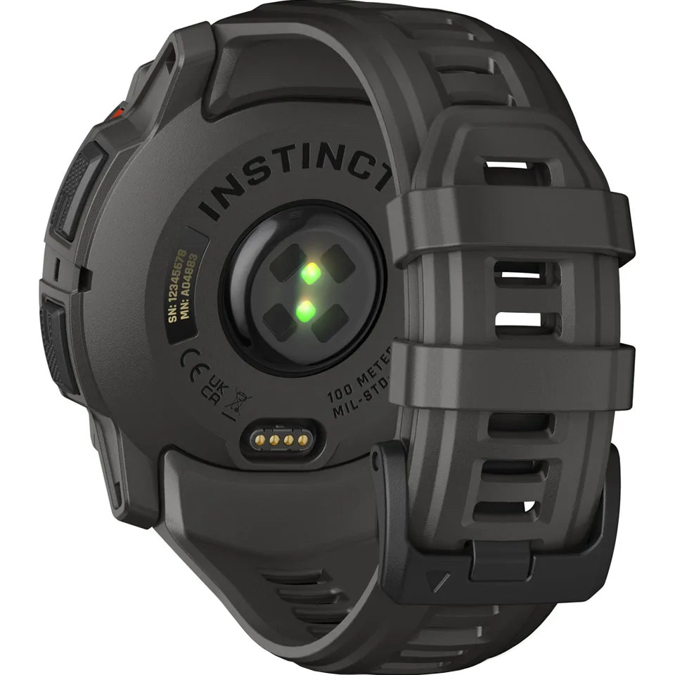 Смарт-годинник GARMIN Instinct 3 Solar 50mm Black with Charcoal Band (010-02935-00)