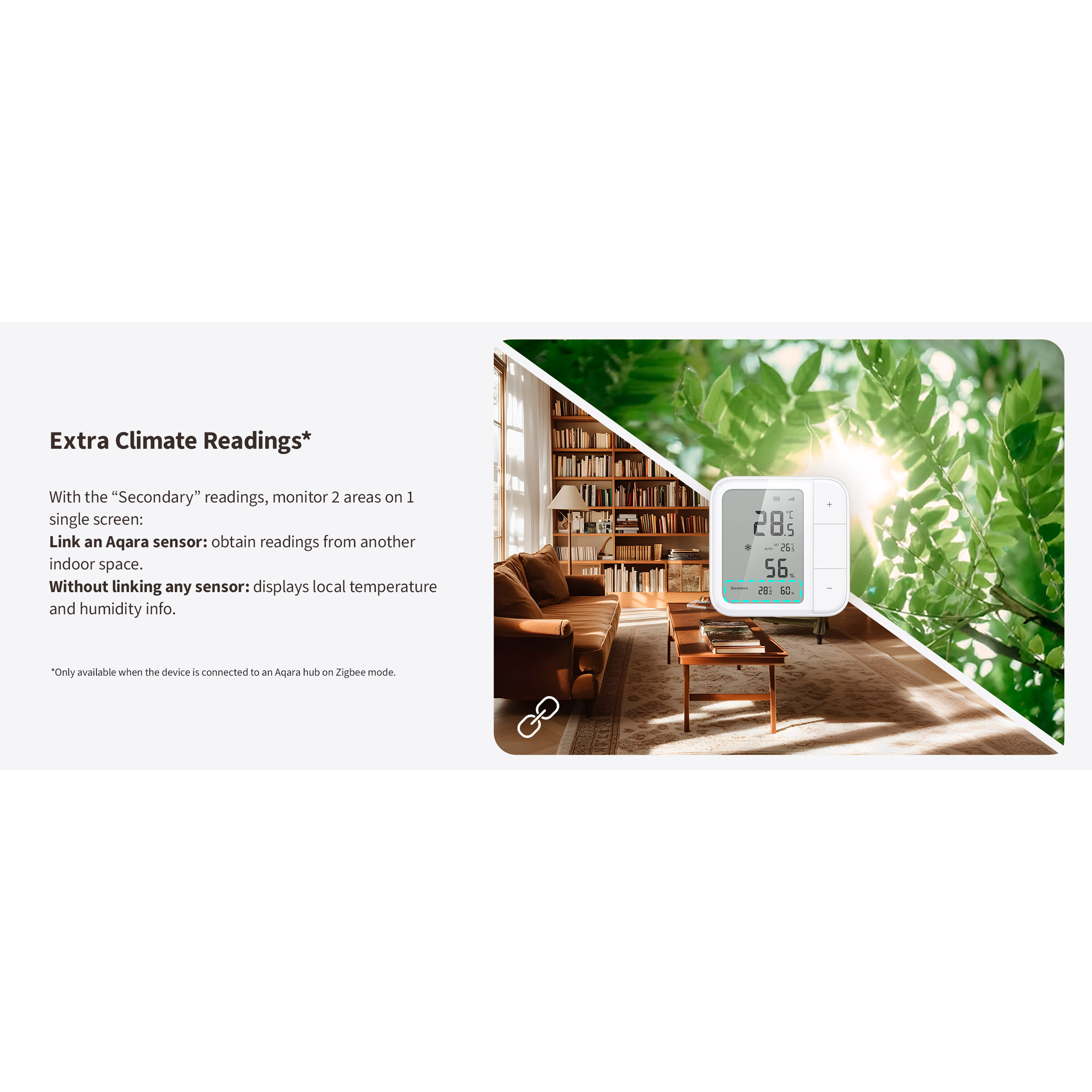 Датчик температури та вологості AQARA Climate Sensor W100 (TH-S04D)