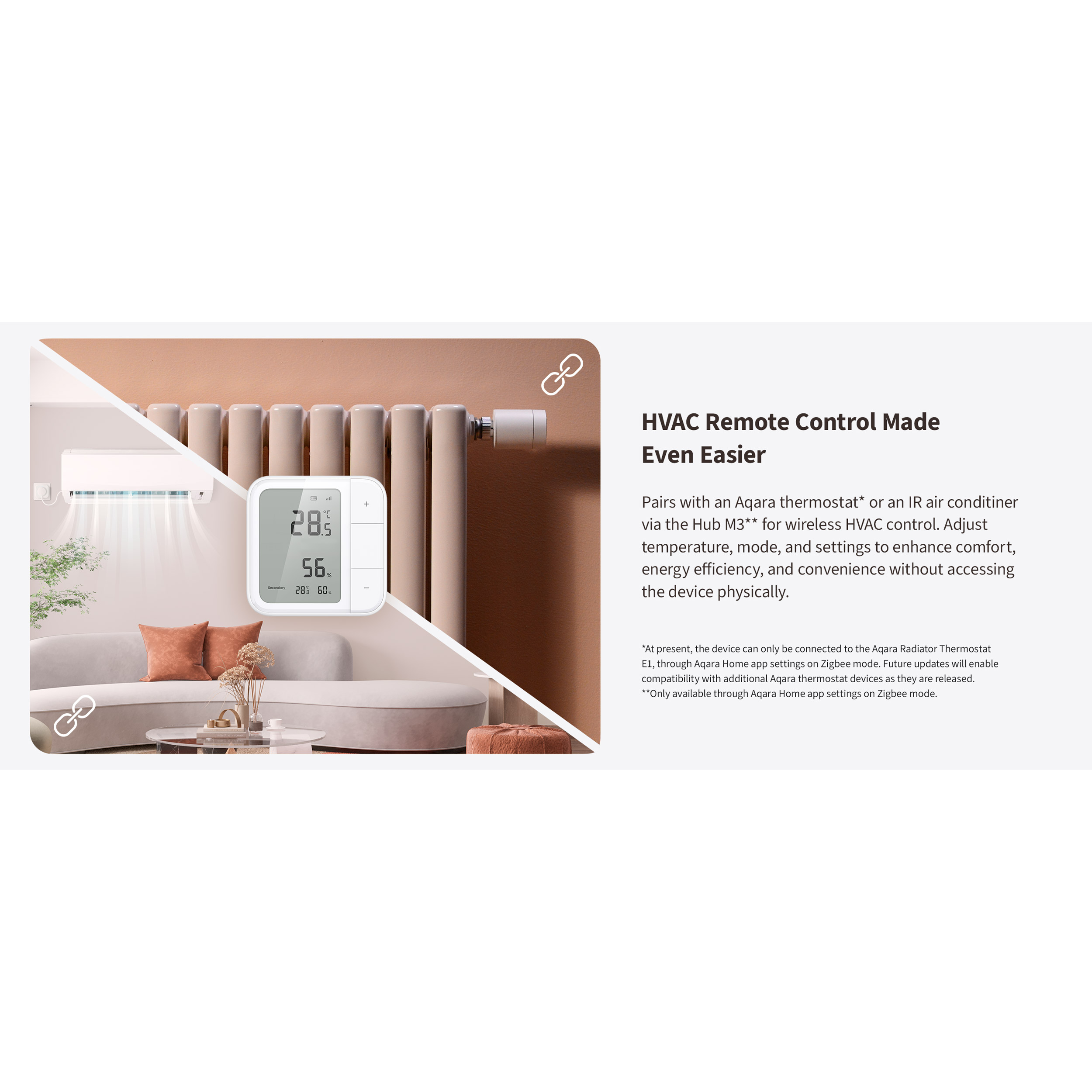 Датчик температури та вологості AQARA Climate Sensor W100 (TH-S04D)