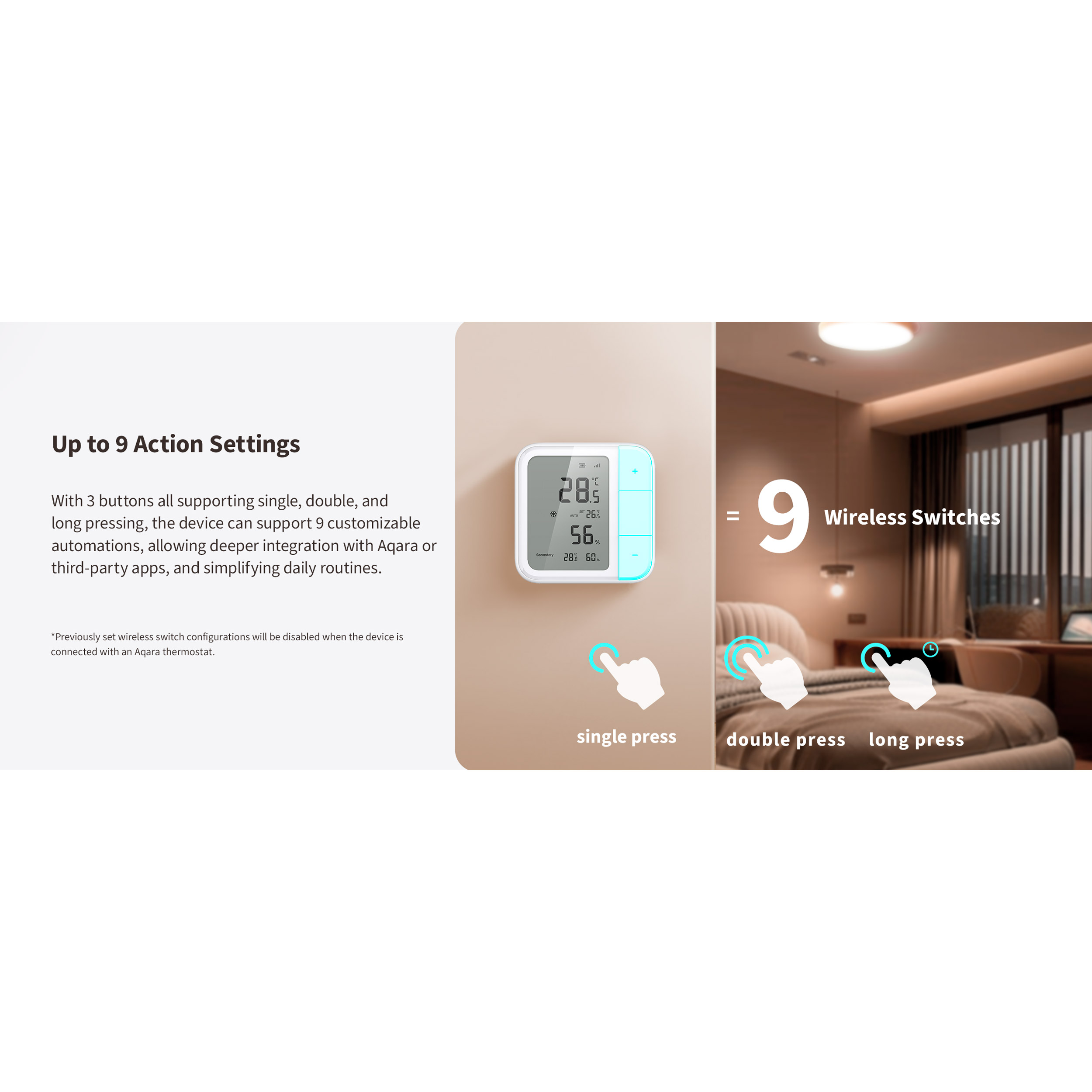 Датчик температури та вологості AQARA Climate Sensor W100 (TH-S04D)