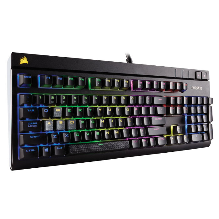 Клавиатура CORSAIR Strafe RGB Mechanical Gaming Cherry MX Silent (CH-9000121-NA)