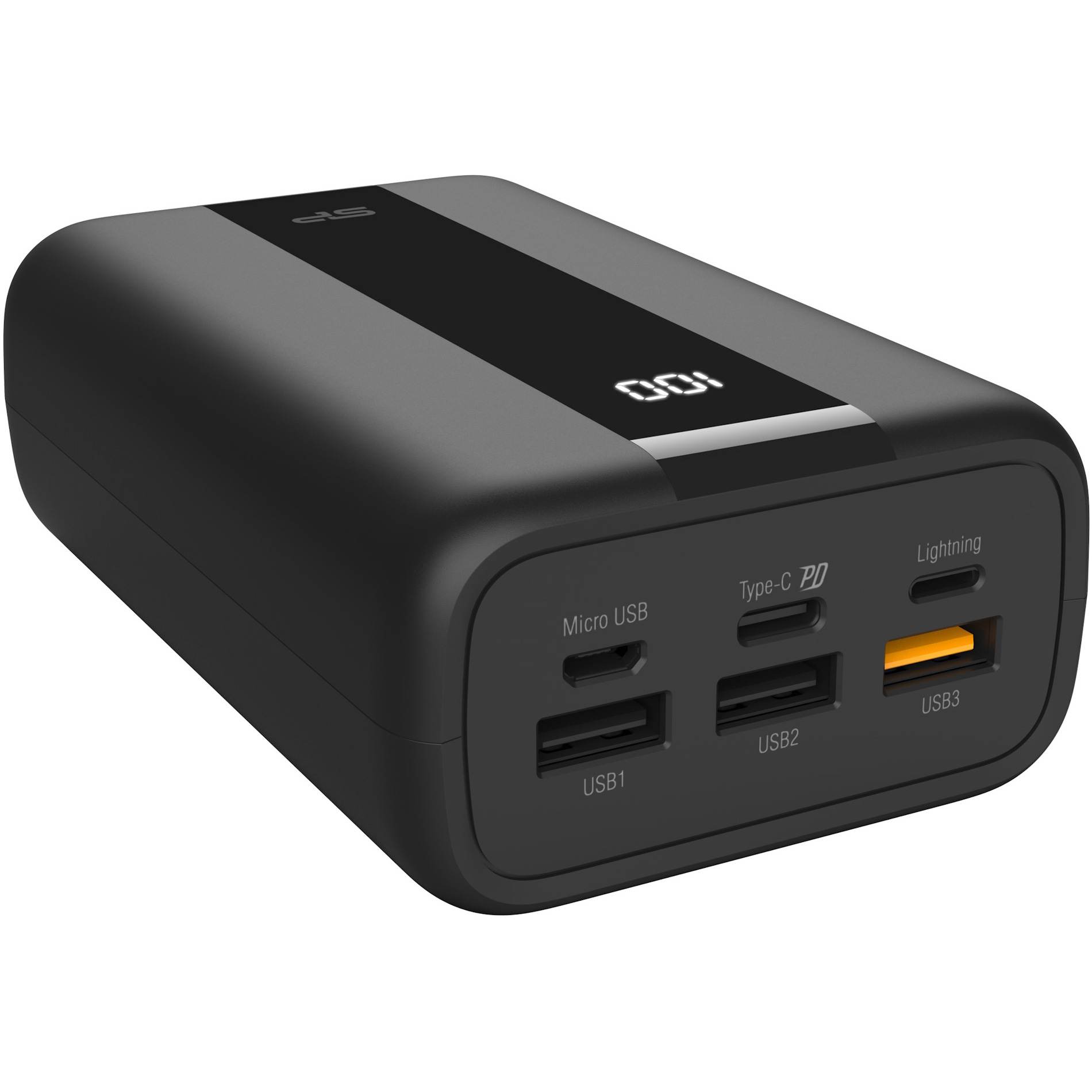 Повербанк SILICON POWER QX55 22.5W 30000mAh Black (SP30KMAPBKQX550K)