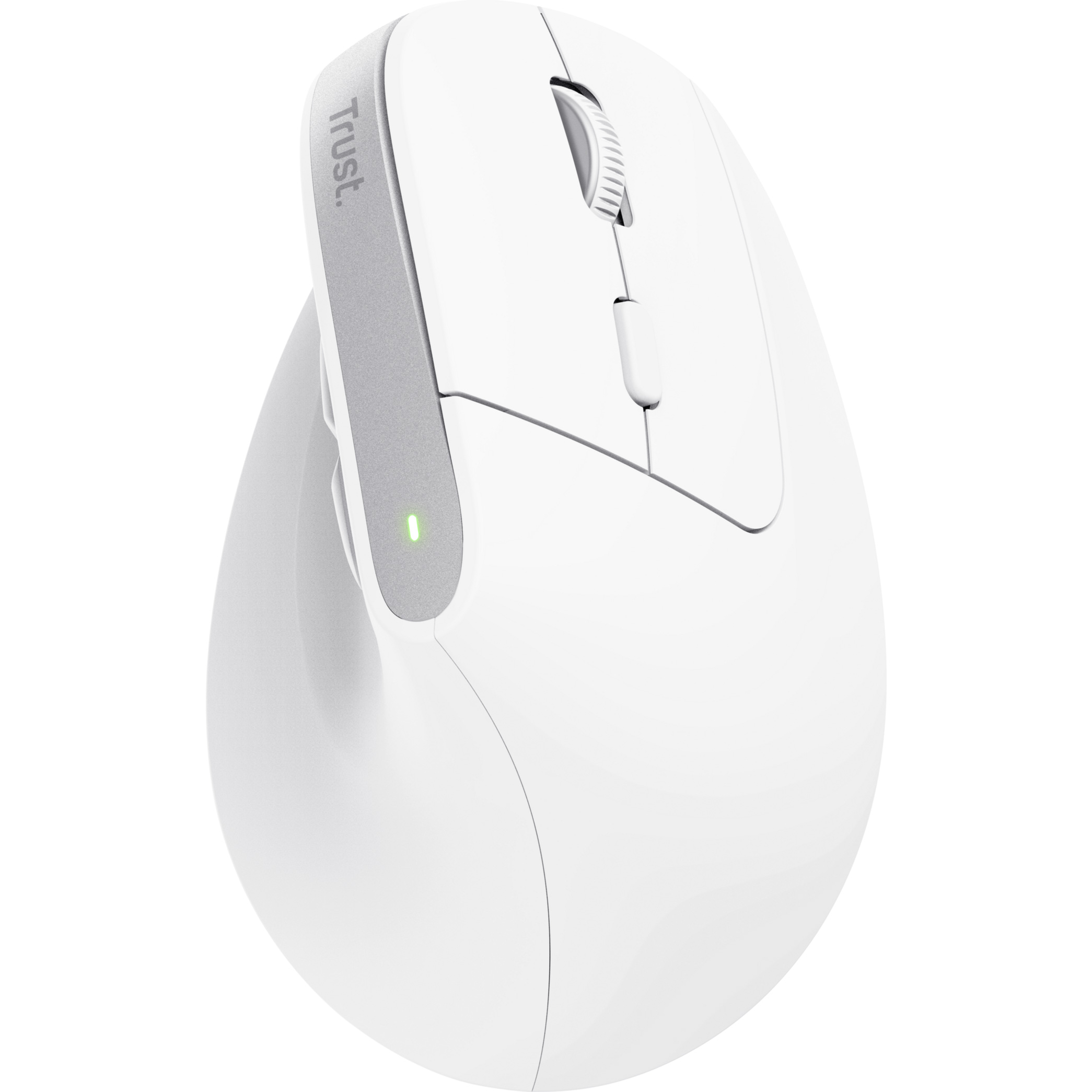 Вертикальна миша TRUST Bayo+ Multidevice Ergonomic Wireless White (25399)