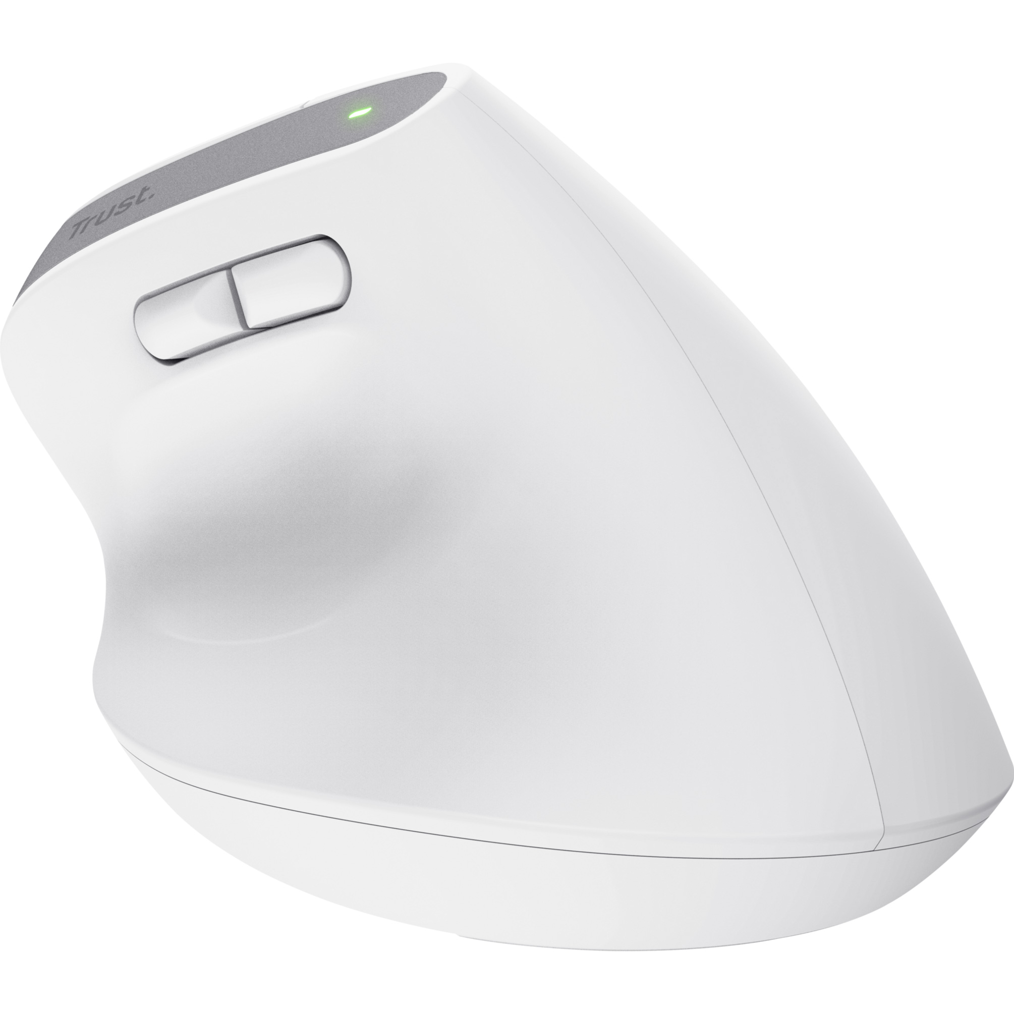 Вертикальна миша TRUST Bayo+ Multidevice Ergonomic Wireless White (25399)
