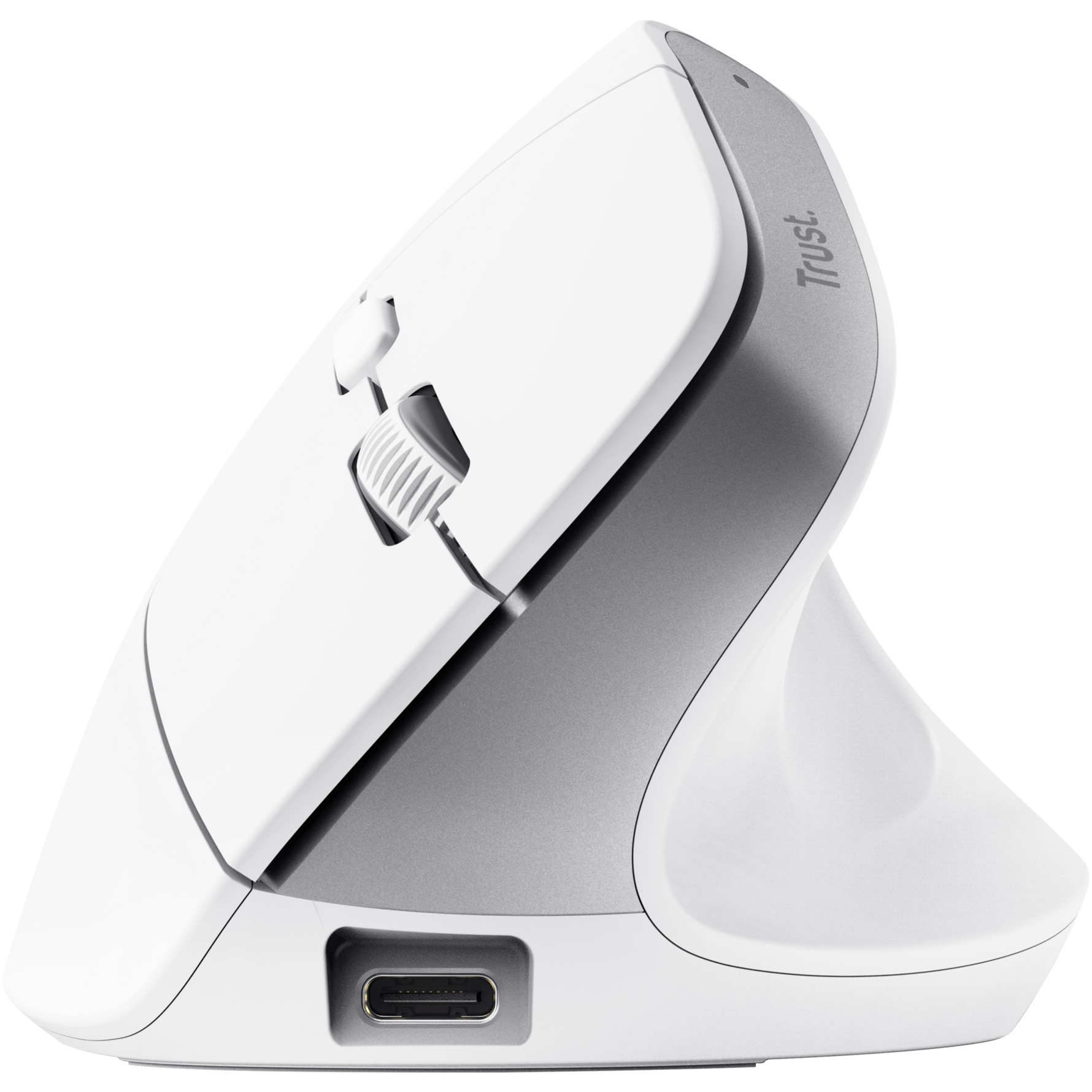 Вертикальна миша TRUST Bayo+ Multidevice Ergonomic Wireless White (25399)