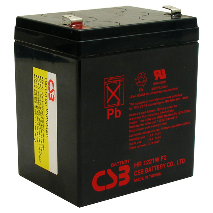 Акумуляторна батарея CSB HR1221WF2 (12В, 5Агод)