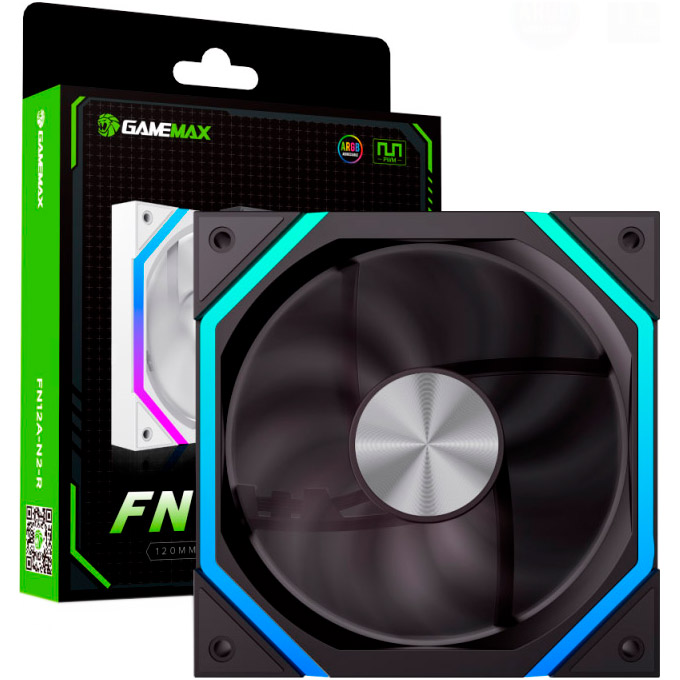 Вентилятор GAMEMAX FN12A-N2 Black