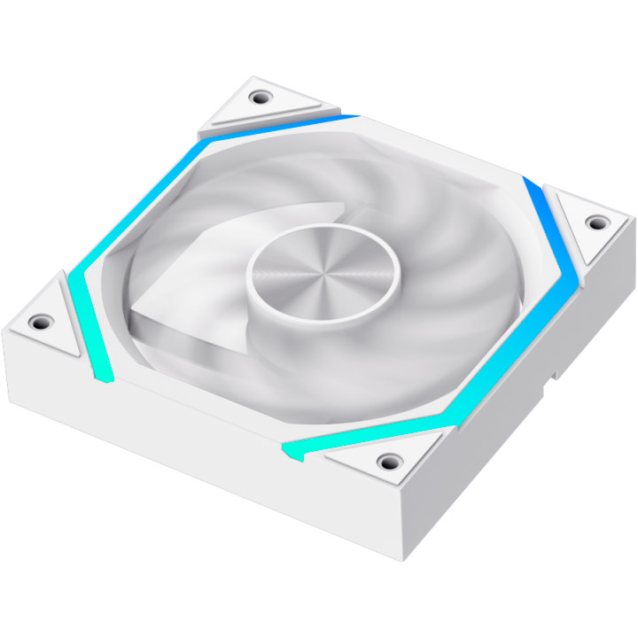 Вентилятор GAMEMAX FN12A-N2-W White