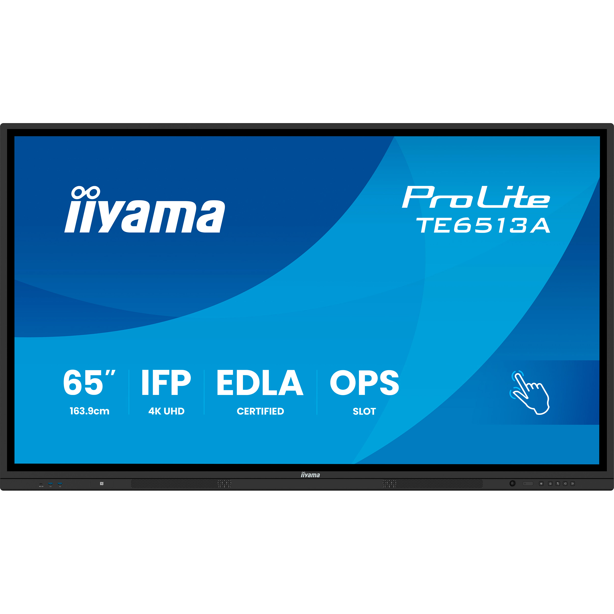 Интерактивный дисплей 65" IIYAMA ProLite TE6513A-B1AG 4K UHD