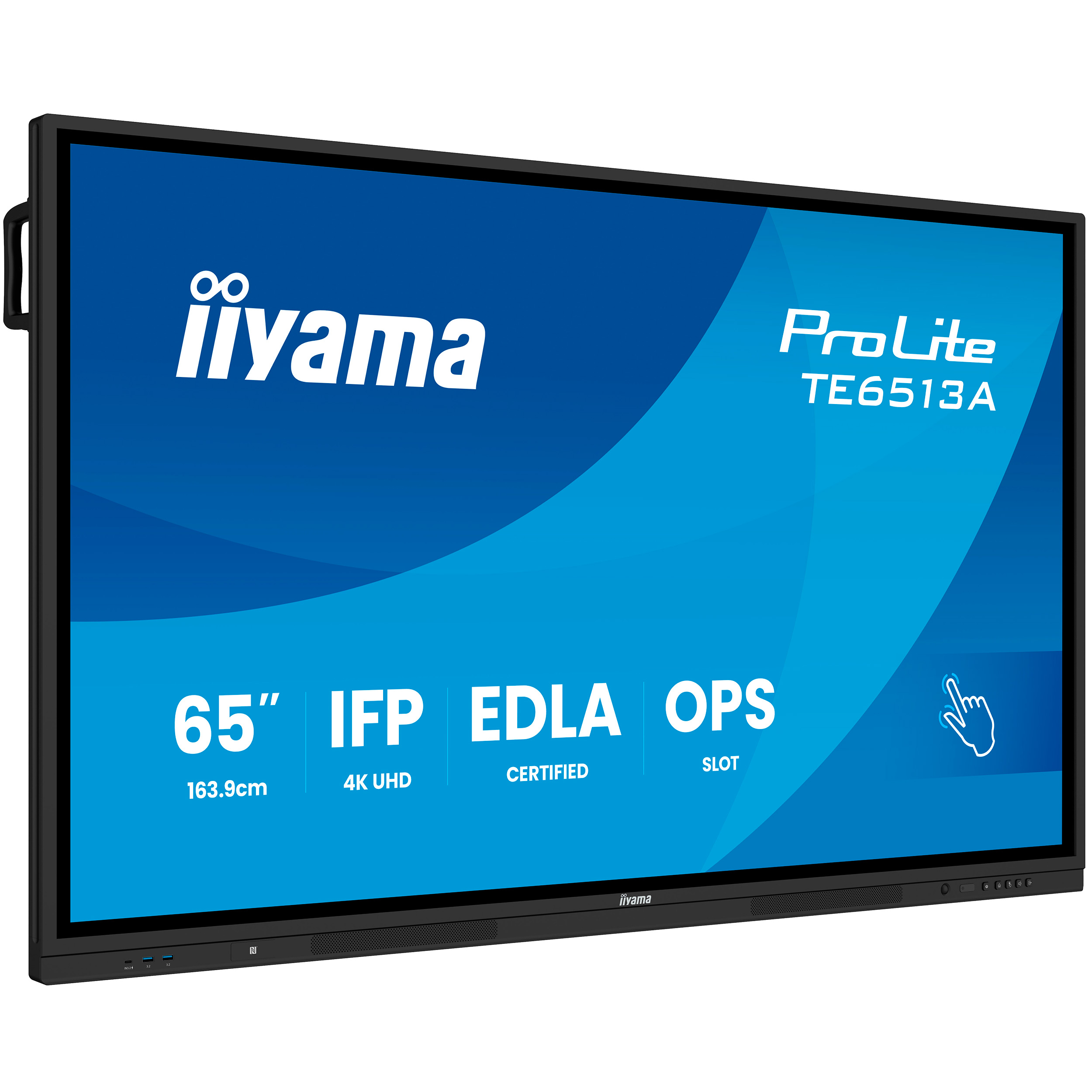 Интерактивный дисплей 65" IIYAMA ProLite TE6513A-B1AG 4K UHD
