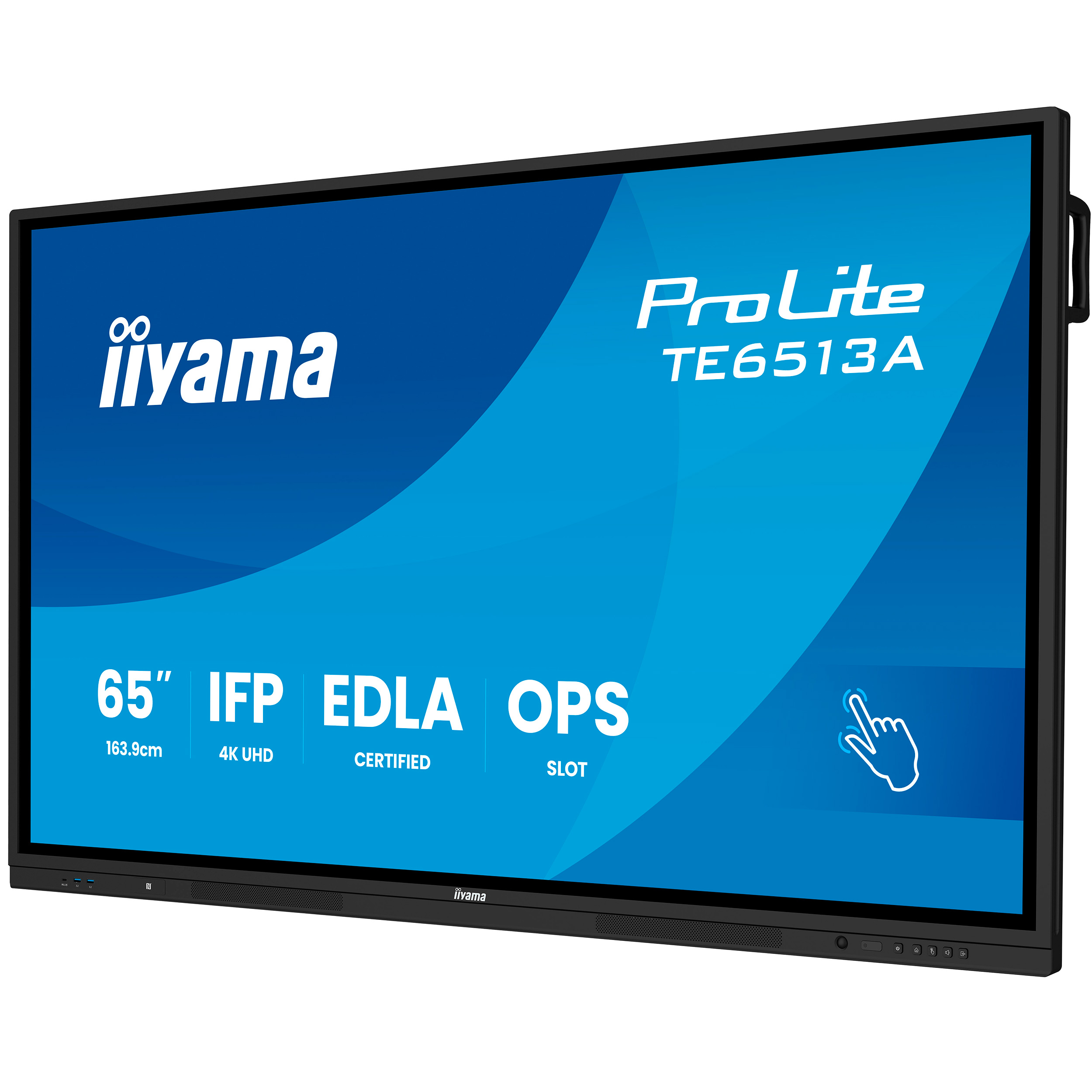 Интерактивный дисплей 65" IIYAMA ProLite TE6513A-B1AG 4K UHD