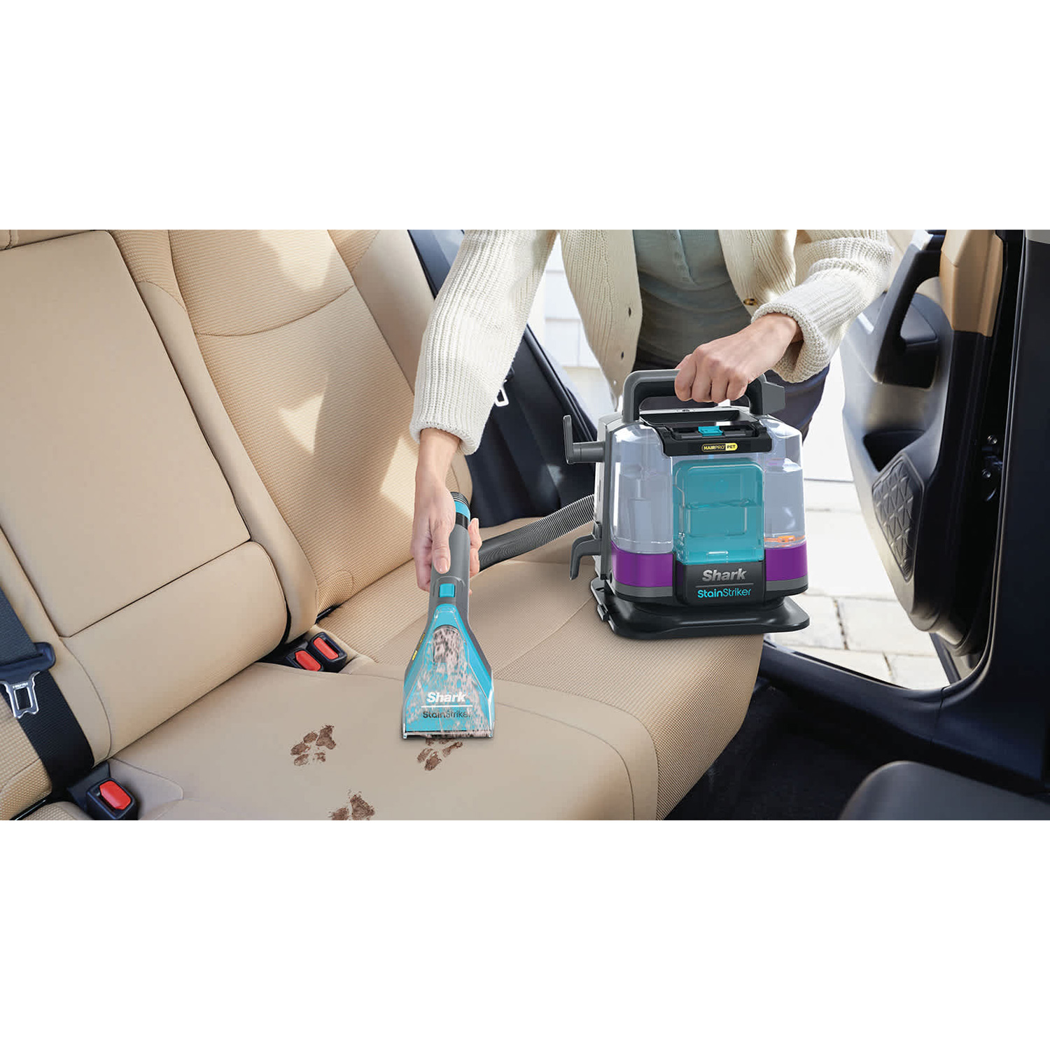 Моющий пылесос для чистки ткани SHARK StainStriker HairPro Pet Stain and Spot Cleaner (PX250EUT)