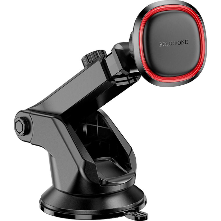 Автотримач для смартфона BOROFONE BH125 Roman Magnetic Car Holder Black/Red