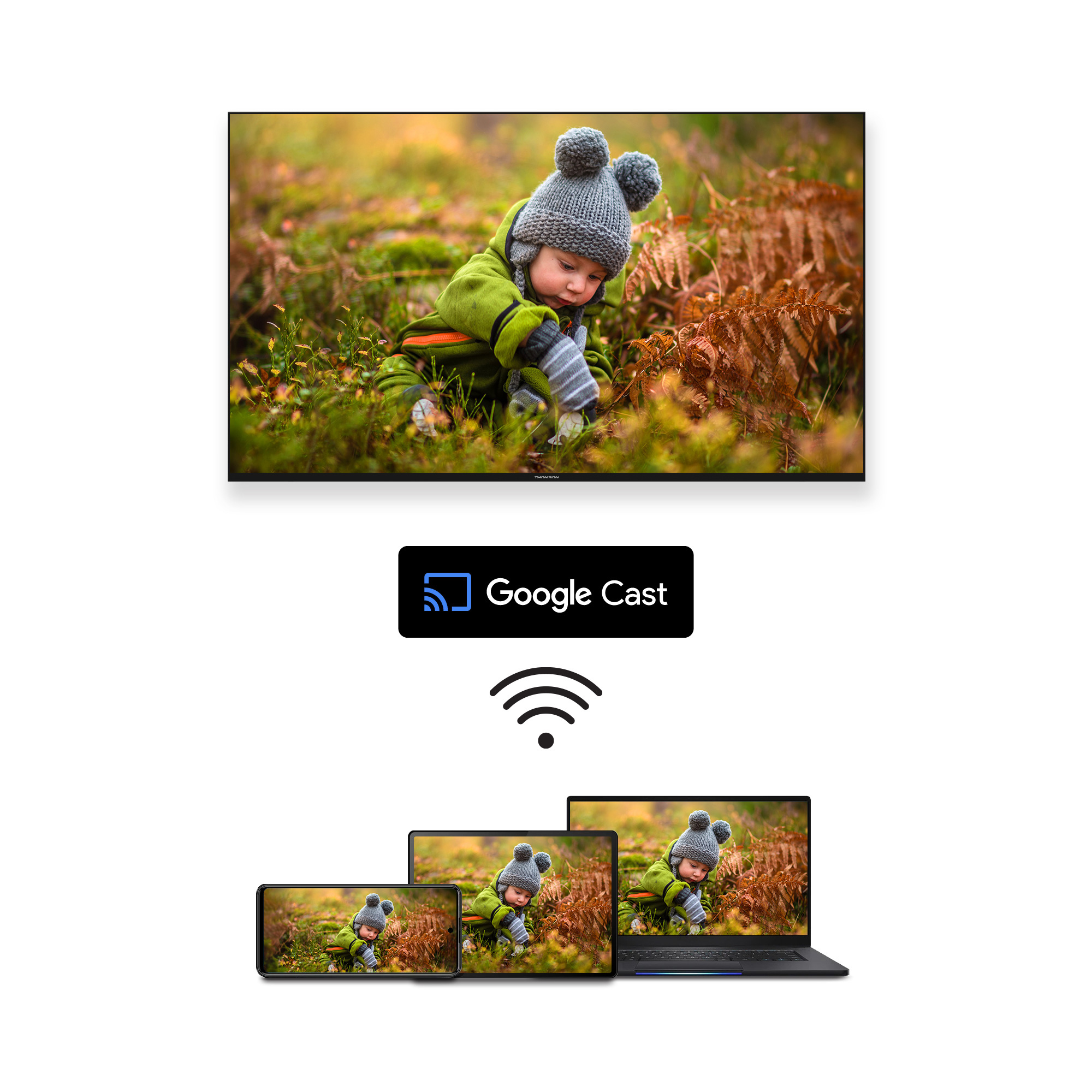 Телевизор THOMSON 65" QLED 4K 65QG7C04