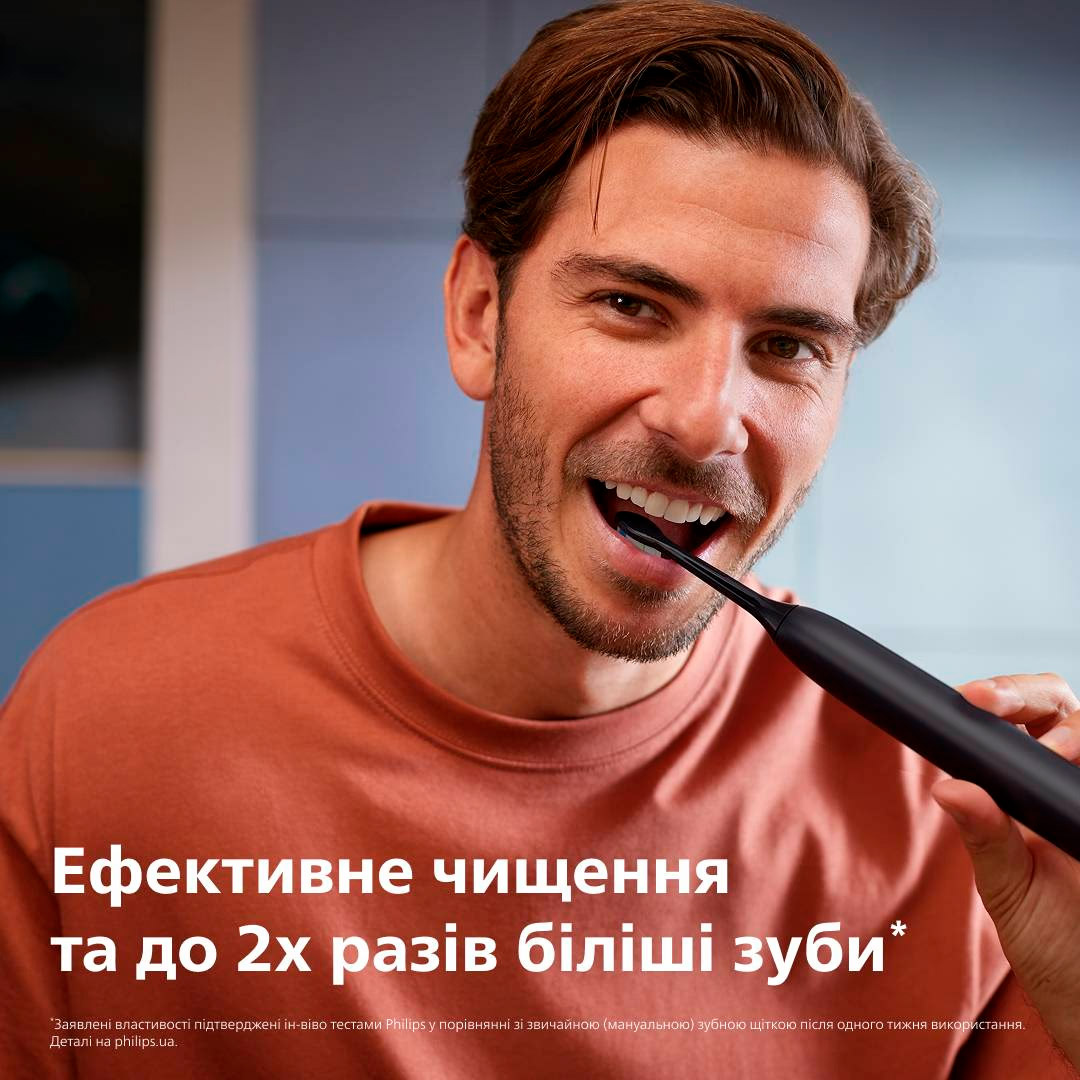 Электрическая зубная щётка PHILIPS Sonicare 5500 series Black (HX7111/01)