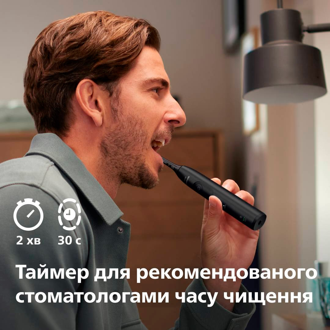 Электрическая зубная щётка PHILIPS Sonicare 5500 series Black (HX7111/01)
