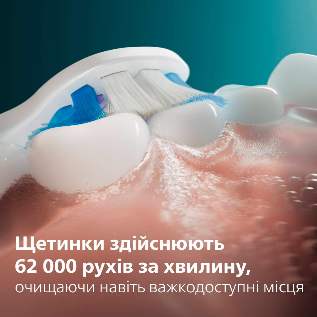 Электрическая зубная щётка PHILIPS Sonicare 6100 series White + дорожный футляр (HX7400/06)