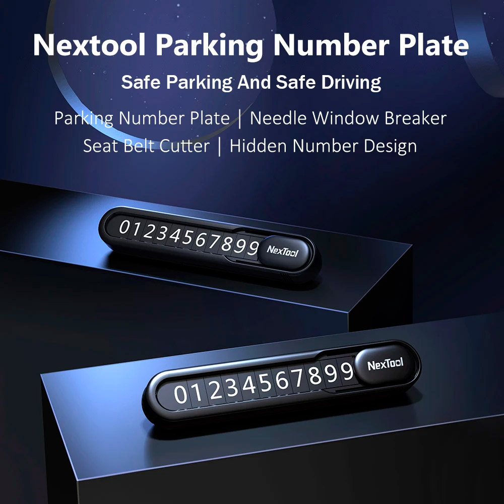 Тимчасова карта парковки NEXTOOL NE20140 Black