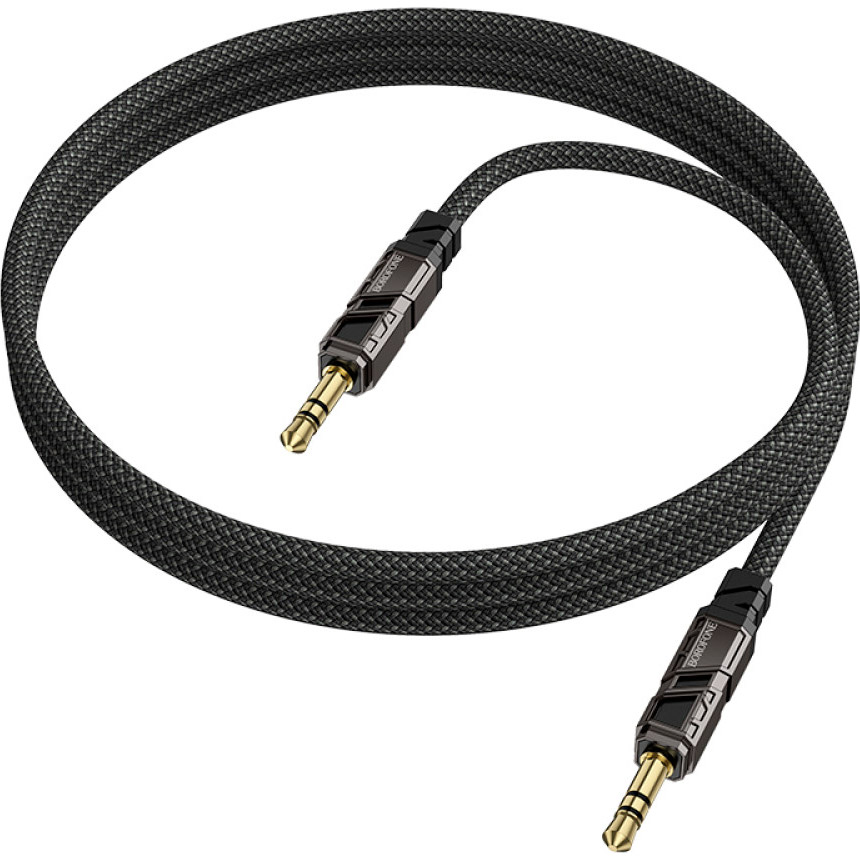 Кабель BOROFONE BL22 Dignity Digital AUX Audio Cable mini-jack 3.5mm 1м Black