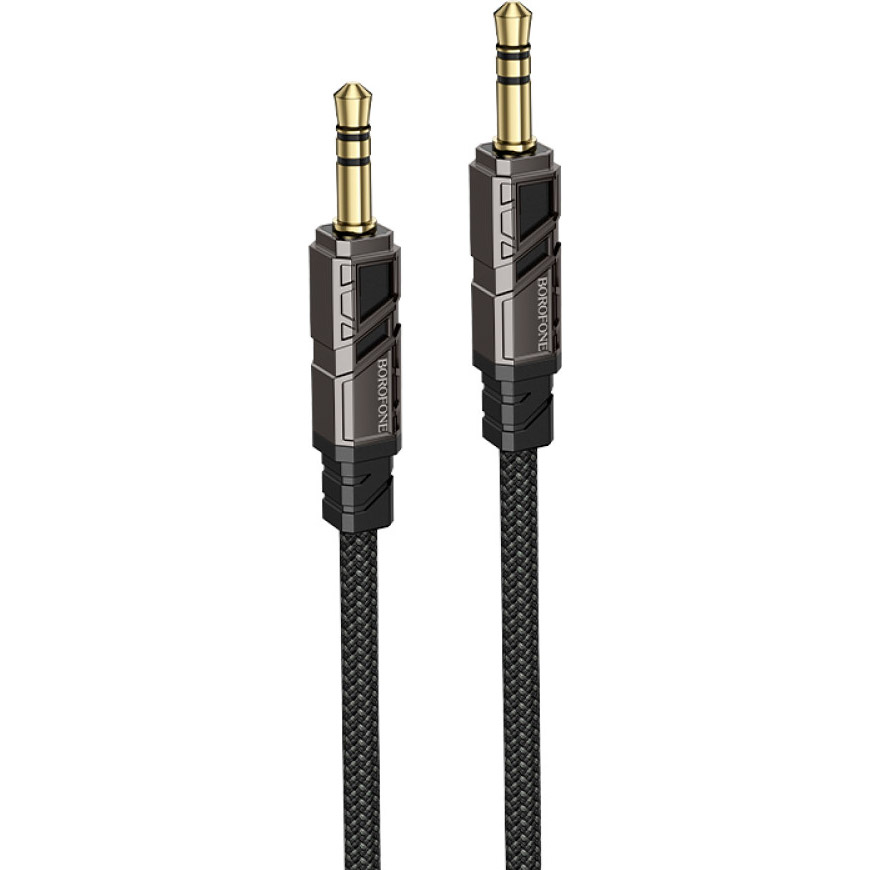 Кабель BOROFONE BL22 Dignity Digital AUX Audio Cable mini-jack 3.5mm 1м Black