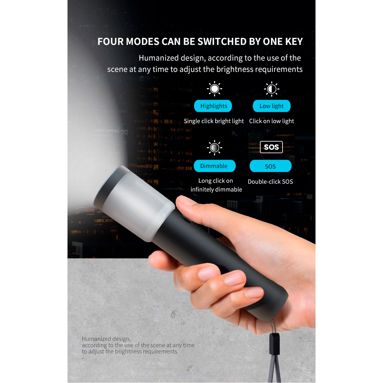 Фонарь Xiaomi JIMIHOME JM-G3801