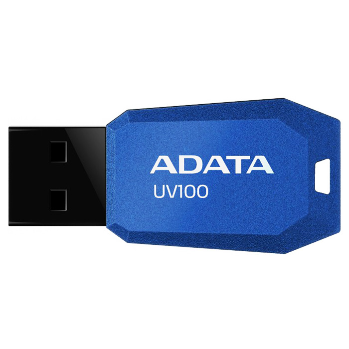 Флэшка ADATA UV100 32GB USB2.0 Blue (AUV100-32G-RBL)