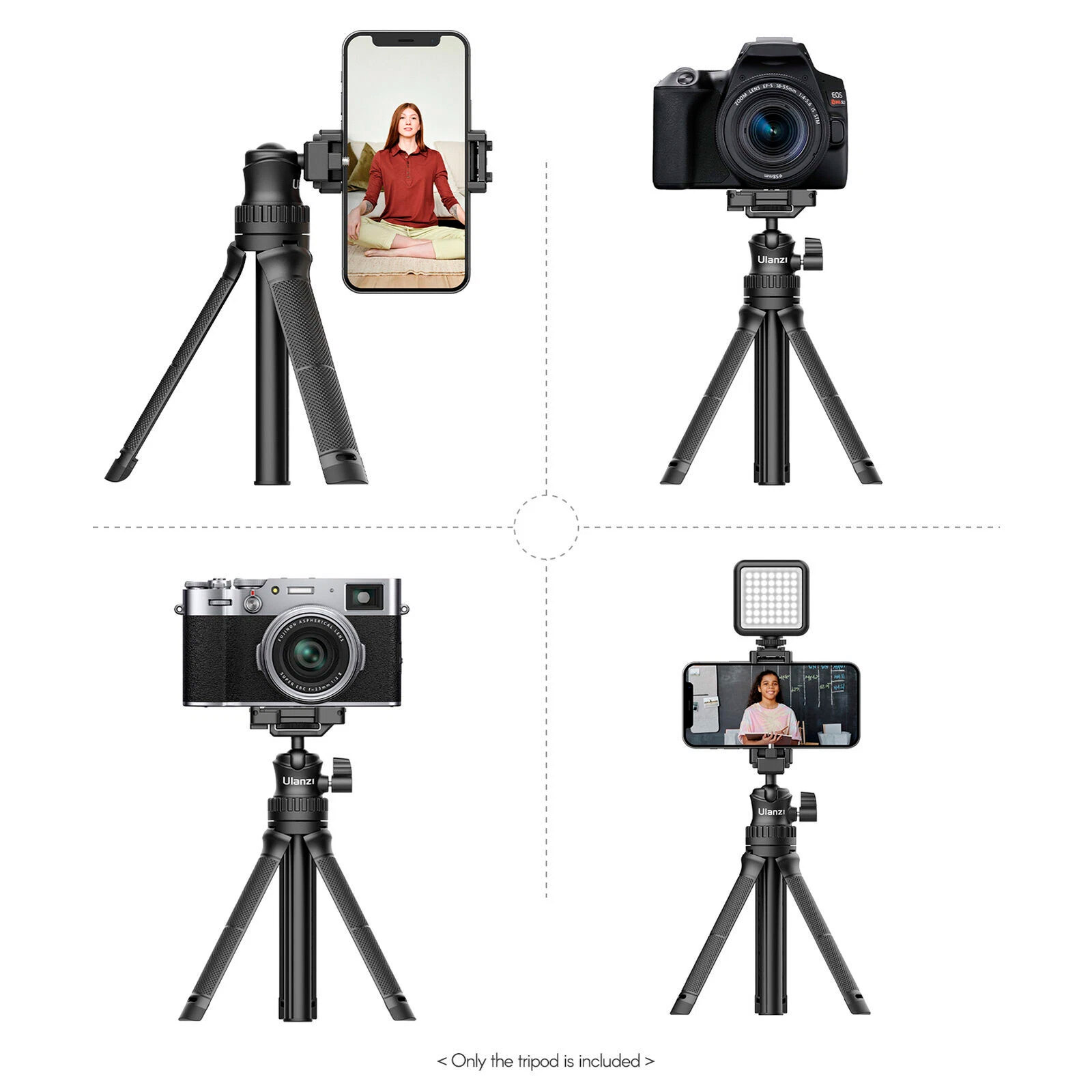 Штатив ULANZI MT-34 Multi-Functional Extendable Tripod Black (2412)