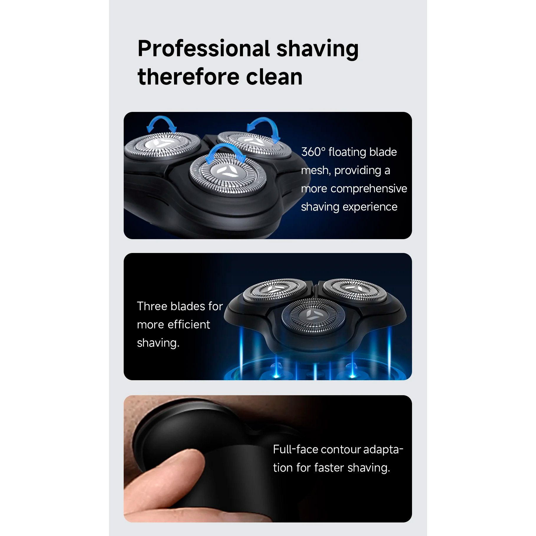 Електробритва XIAOMI DOCO RS002 Shaver Black