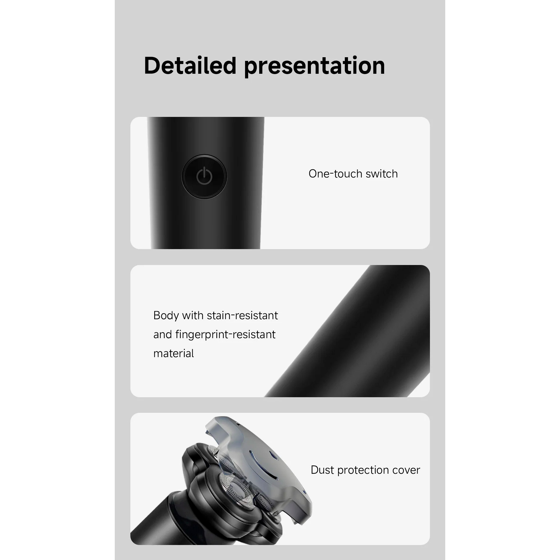 Електробритва XIAOMI DOCO RS002 Shaver Black