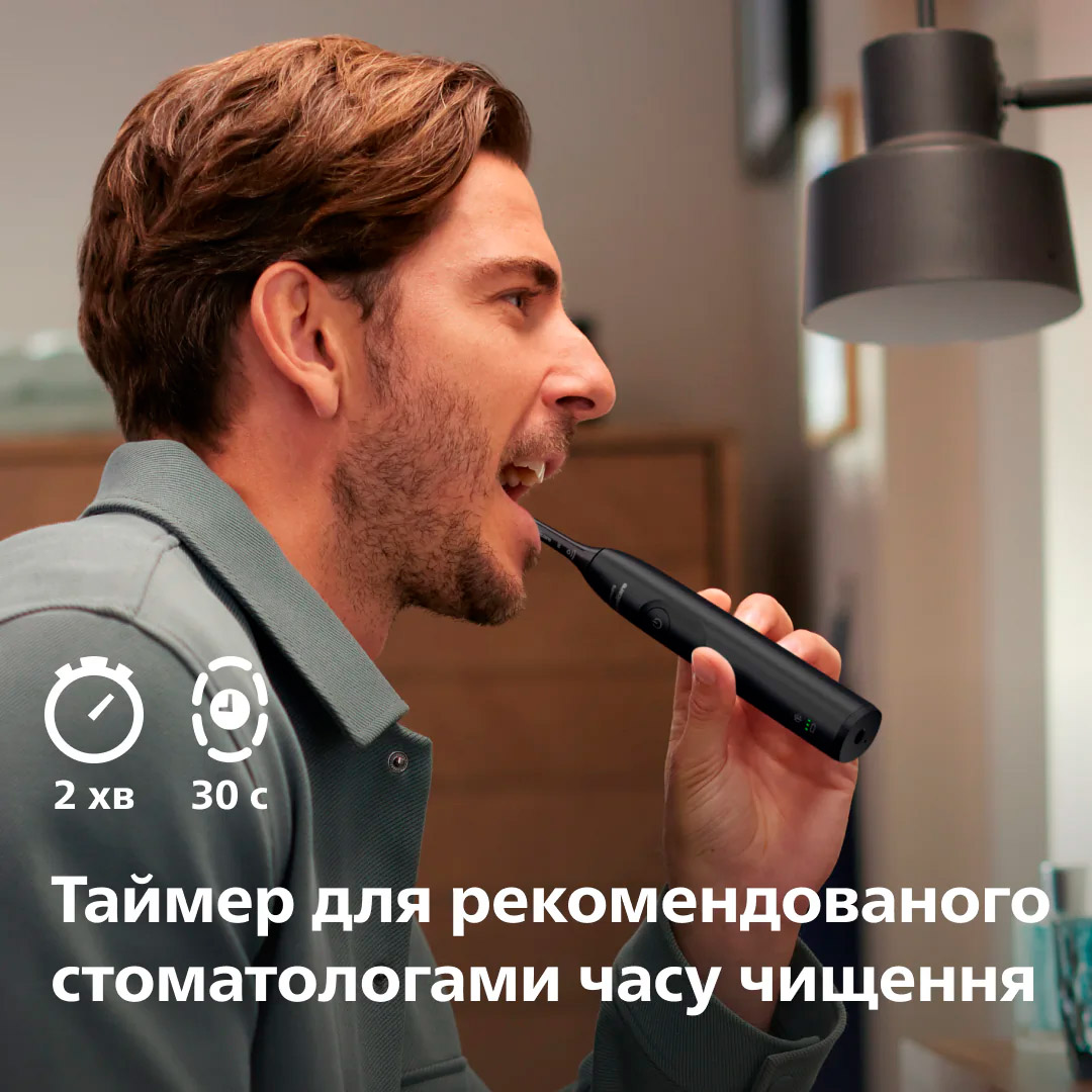 Электрическая зубная щётка PHILIPS Sonicare 5300 series Black + дорожный футляр (HX7101/02)