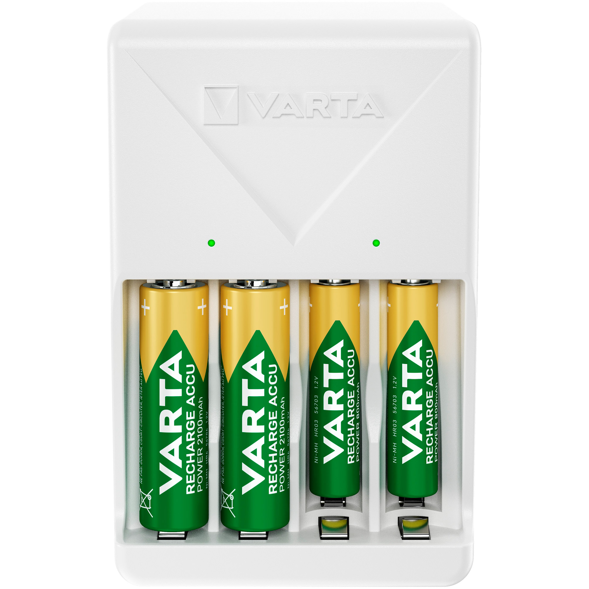 Зарядное устройство VARTA Plug Charger + 4xAA 2100mAh (57657 101 451)