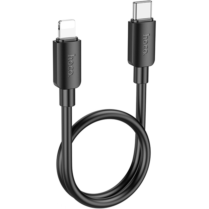 Кабель HOCO X96 Hyper Type-C to Lightning PD 20W 0.25м Black