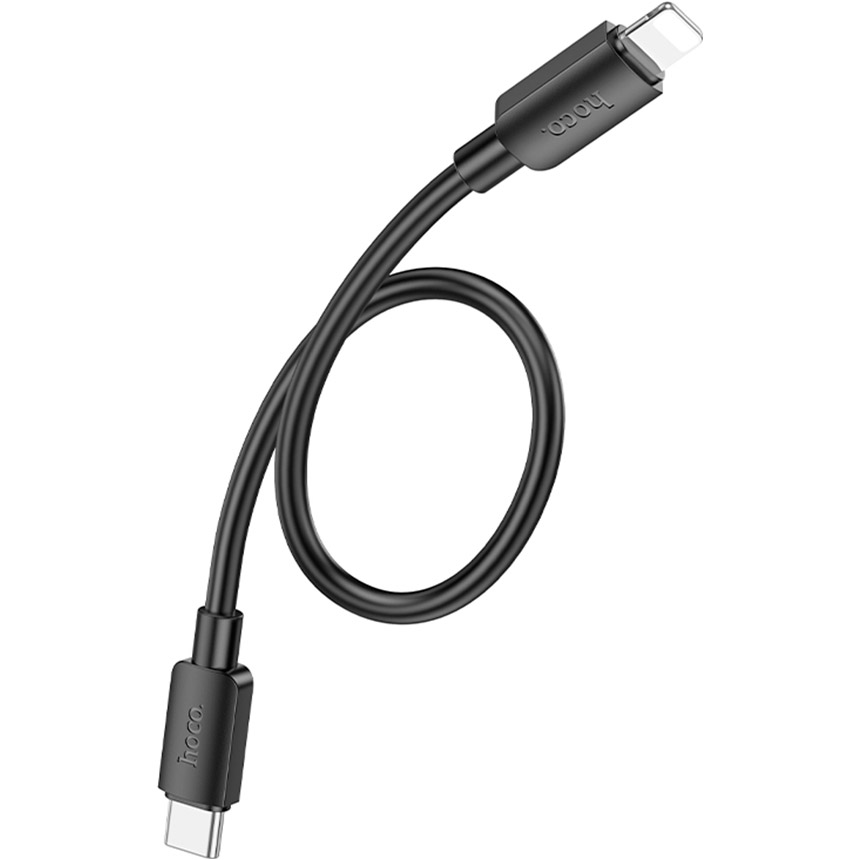 Кабель HOCO X96 Hyper Type-C to Lightning PD 20W 0.25м Black