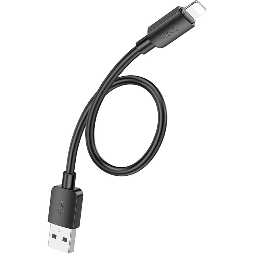Кабель HOCO X96 Hyper USB-A to Lightning 0.25м Black