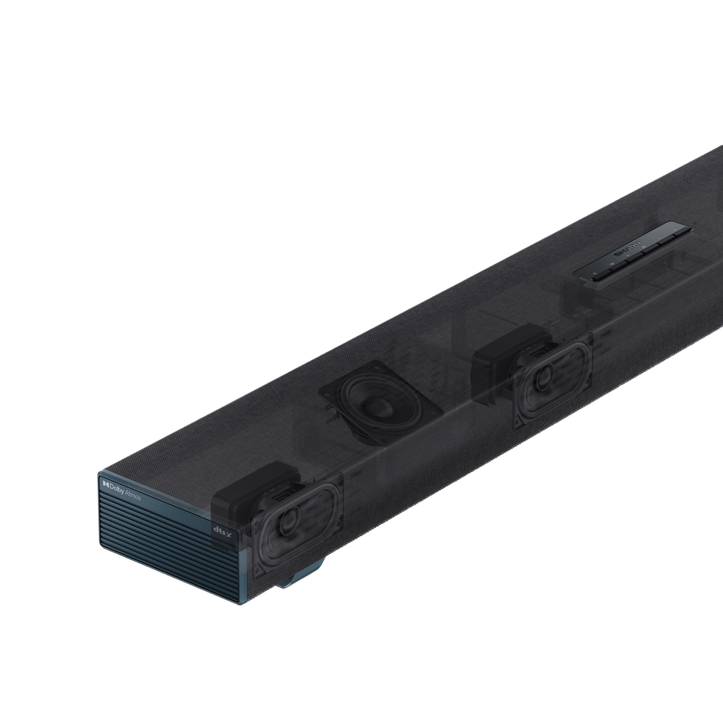 Саундбар с беспроводным сабвуфером SHARP HT-SBW53121 Aegean Blue