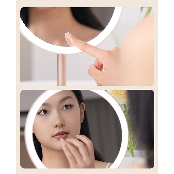 Косметическое зеркало XIAOMI DOCO Daylight Mirror DM005 White