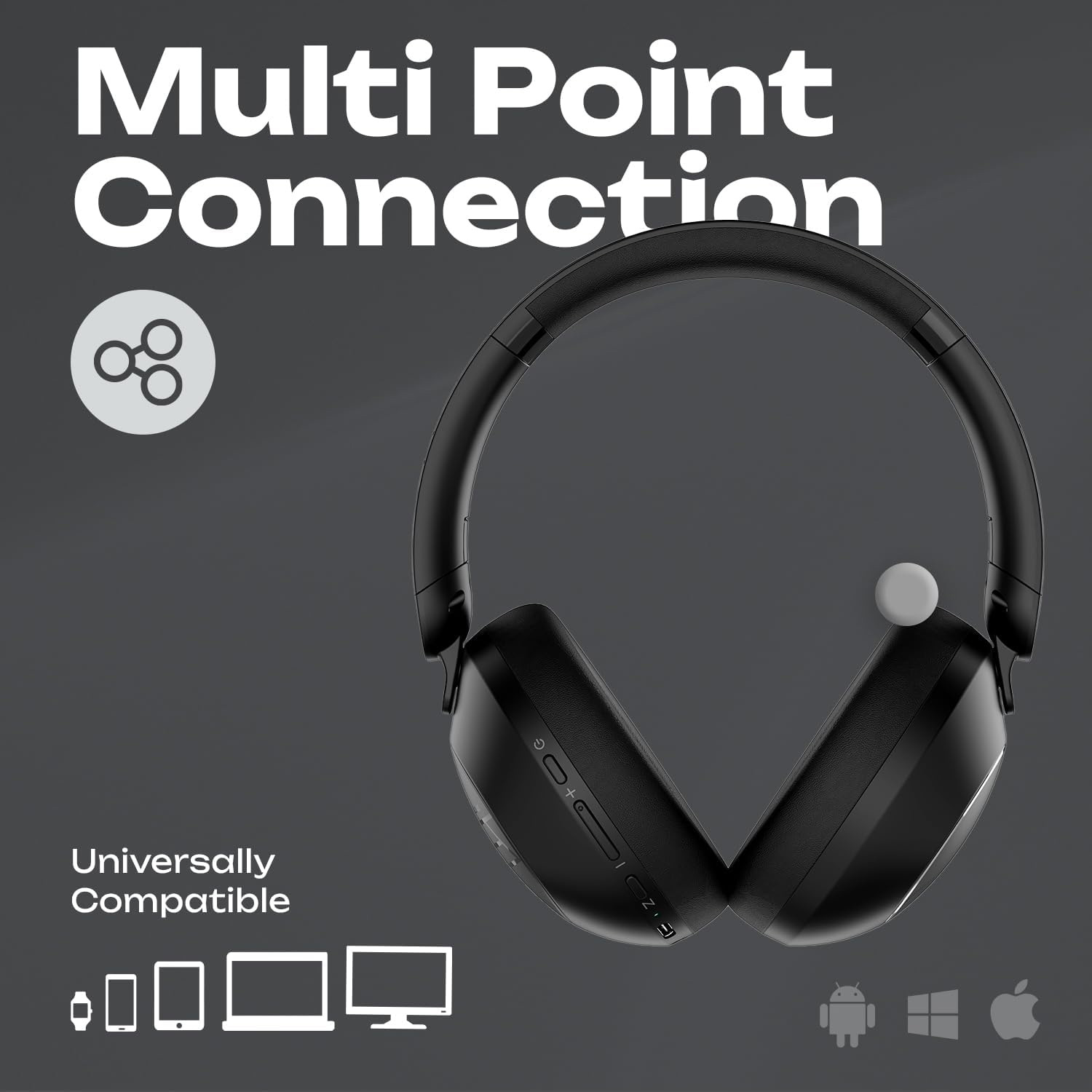 Навушники POWERLOCUS Orion Black