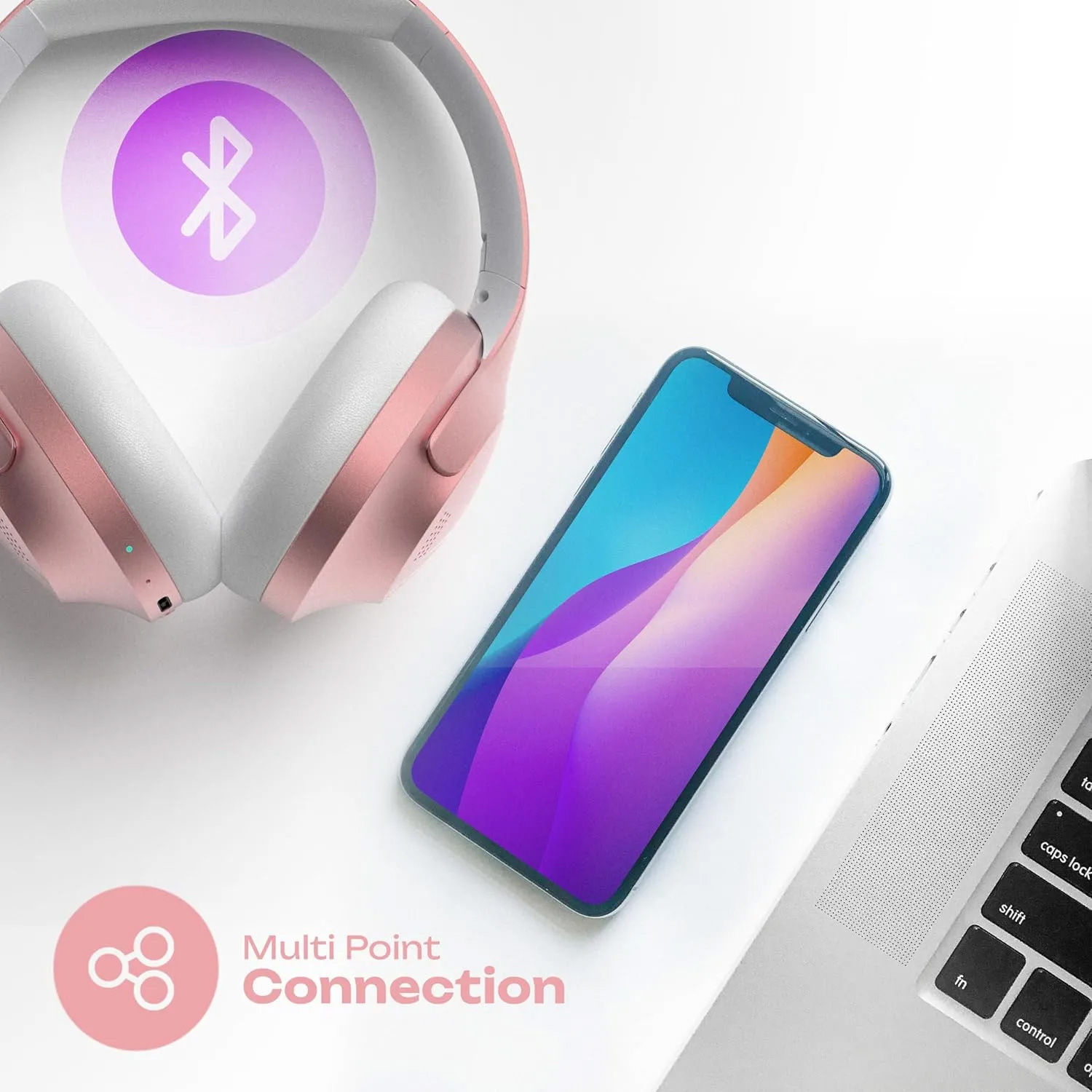Навушники POWERLOCUS P3 Rose Gold
