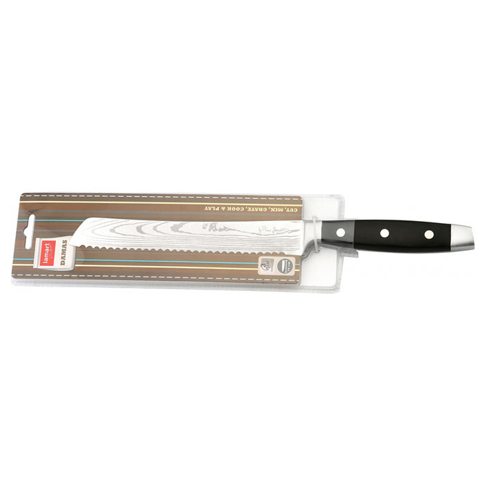 Нож кухонный для хлеба LAMART Damas 200мм (LT2043)