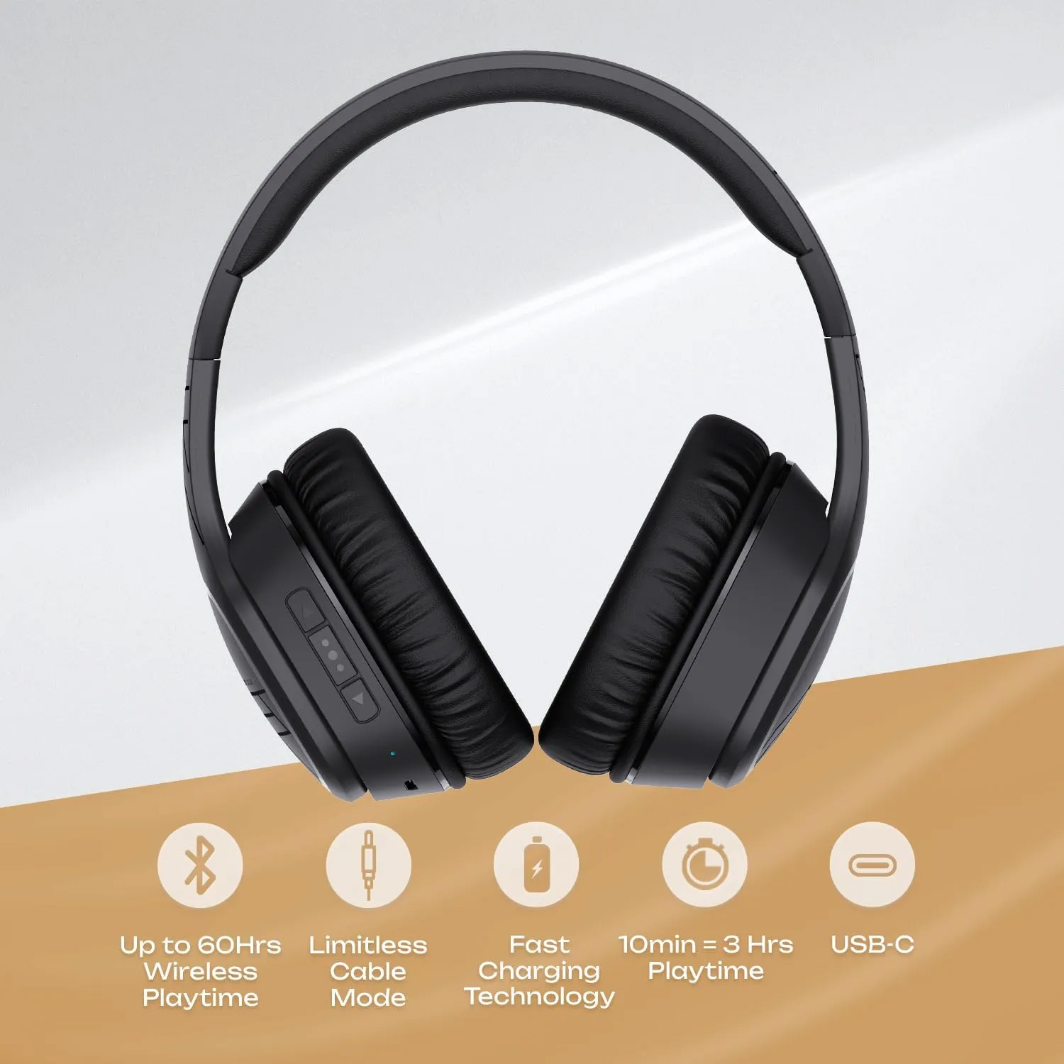 Наушники POWERLOCUS P7 Black